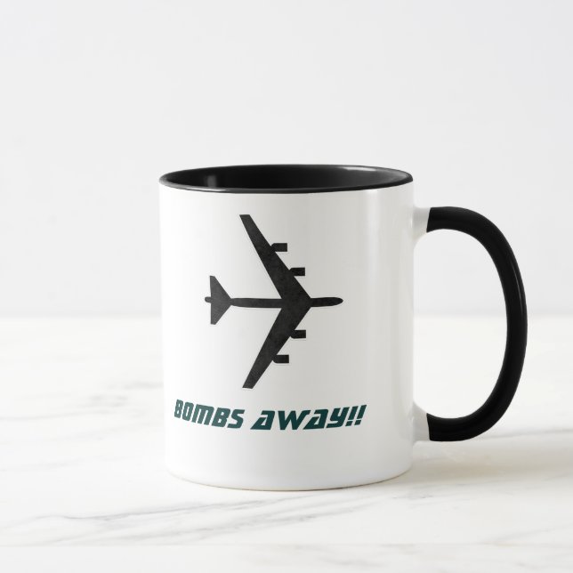 Taza B52 Stratofortress Bomber Airforce Silhouette (Derecha)
