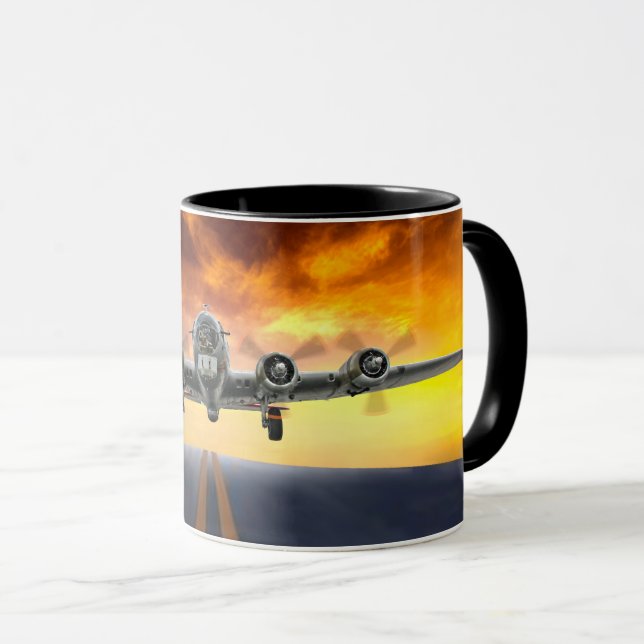 TAZA B-17 FUERZA DE VUELO DESPEGADA (Anverso derecho)