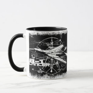 Taza B-1 Lancer 11 oz Ringer Mug