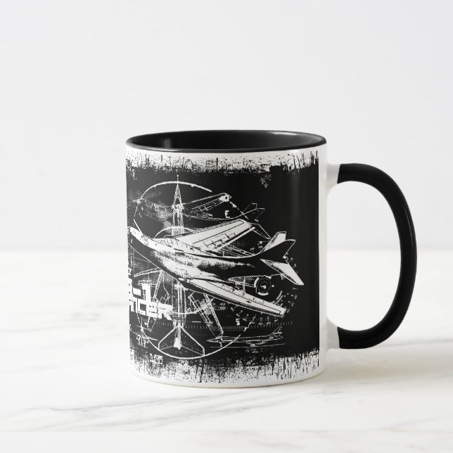 Taza B-1 Lancer 11 oz Ringer Mug (Derecha)