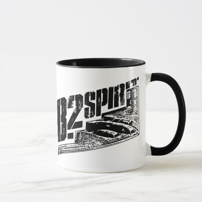 Taza B-2 Spirit 11 oz Ringer Mug (Derecha)