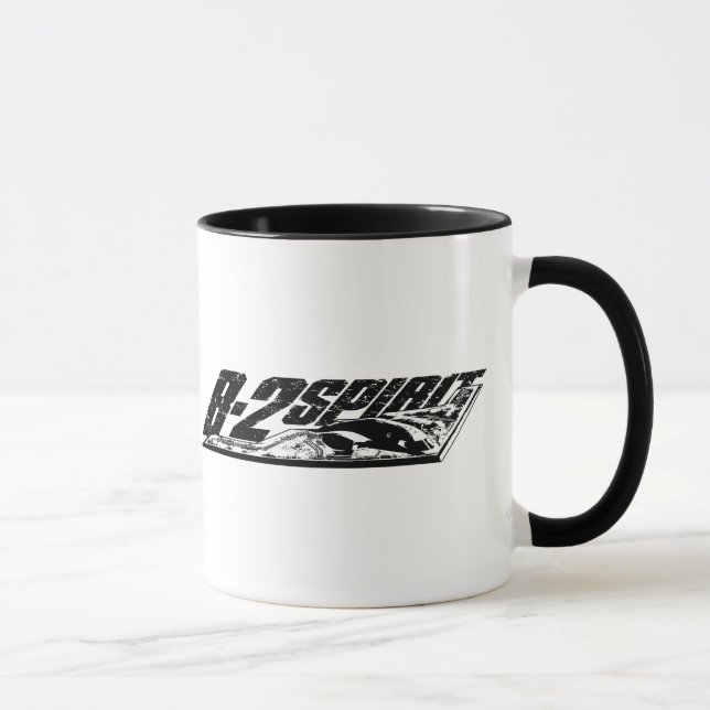 Taza B-2 Spirit 11 oz Ringer Mug (Derecha)