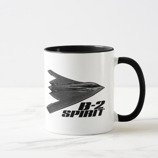 Taza B-2 Spirit 11 oz Ringer Mug (Derecha)