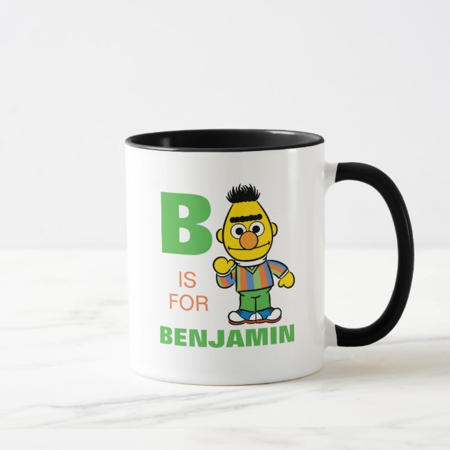 Taza B es para Bert | Añadir su nombre (Derecha)