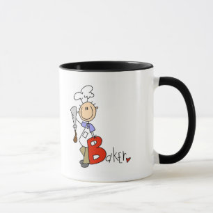 Taza B es para camisetas y regalos de Baker