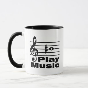 Taza B Notación Musical Sharp