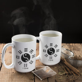 Taza Ba Gua, ocho trigramas, personalizable Yin yang