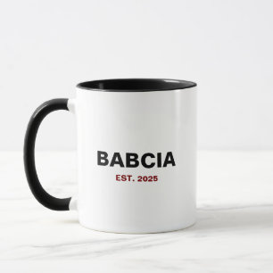Taza Babcia Est. Año - El regalo perfecto de la abuela
