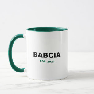 Taza Babcia Est. Año - El regalo perfecto de la abuela