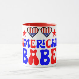 Taza Babe americano 4 de julio