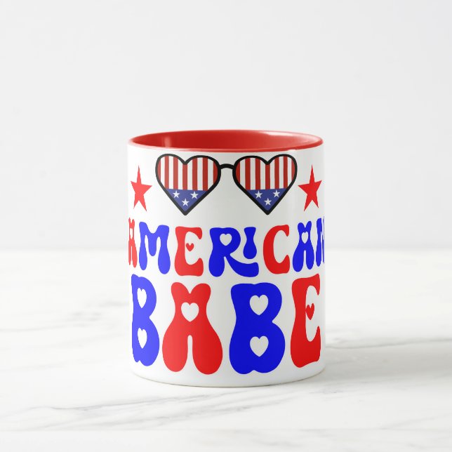 Taza Babe americano 4 de julio (Centro)