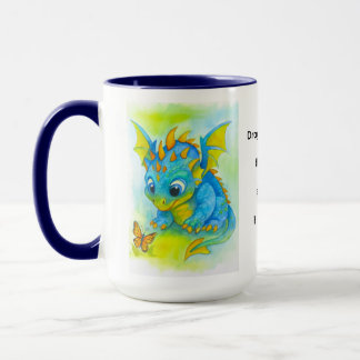 Taza Baby Blue Dragon Mug
