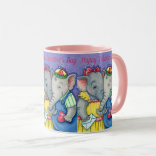 TAZA BABY ELEFANTES PRIMERO AMOR, AMIGOS CUTOS PACHIDER