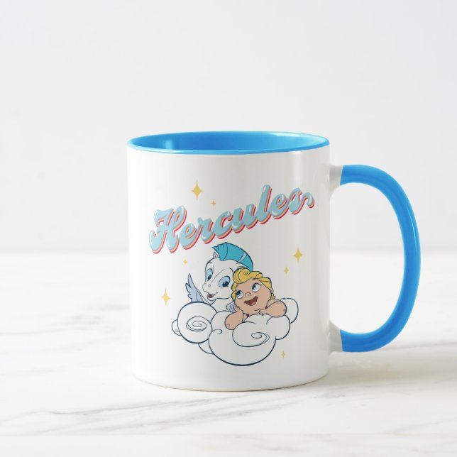 Taza Baby Hercules and Pegasus on a Cloud Mug (Derecha)