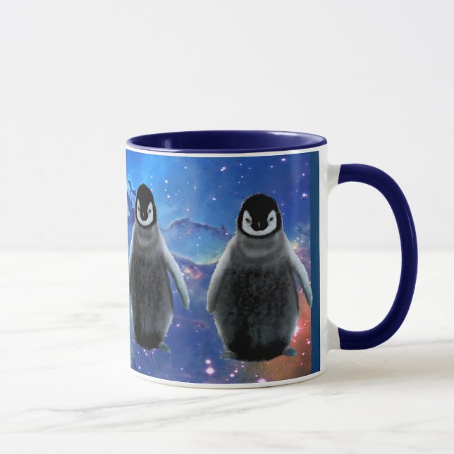 Taza BABY PENGUIN & STARS Wildlife Supporter Coffee Mug (Derecha)