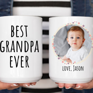 Taza Baby Photo best Grandpa/Nana ever