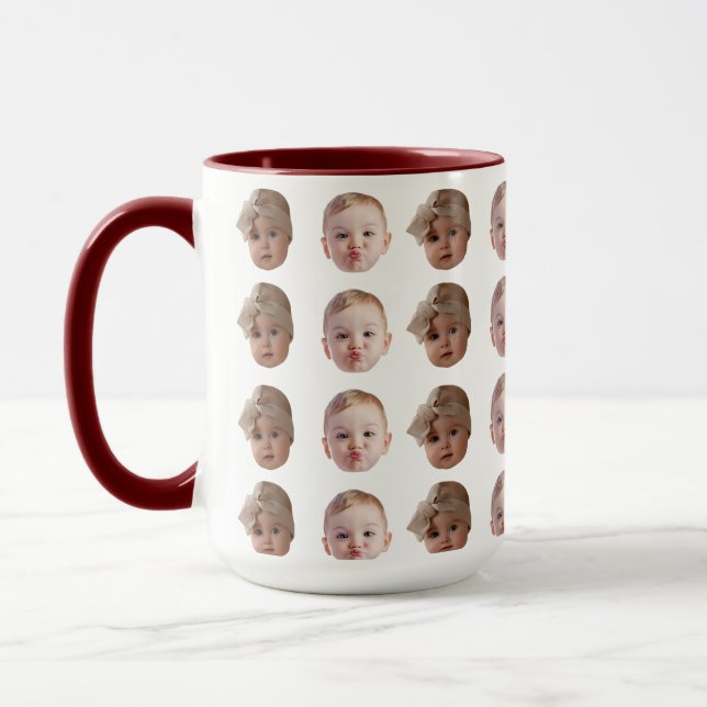 Taza Baby Your Dogs Your Husband's Face Funny Gift Idea (Izquierda)