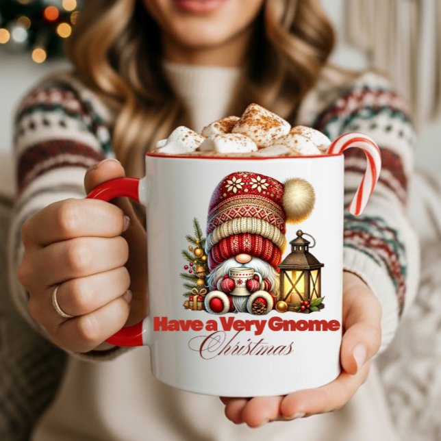 Taza Baby's First Gnome Christmas Mug (Enjoy this Christmas Gnome Mug. )