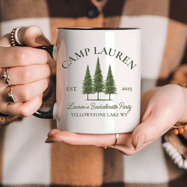 Taza Bach Camp, Regalo de Campamento de Despedida  (Bach Camp mug, Bride Camp mug, custom name mug, bachelorette party mug, bridal shower mug,)