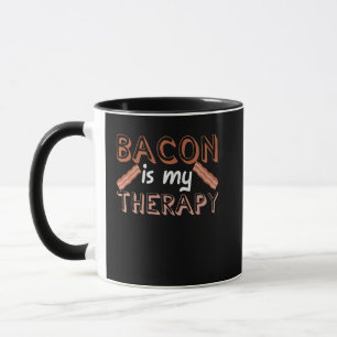 Taza Bacon dice Chiste Terapia Belly de carne de cerdo