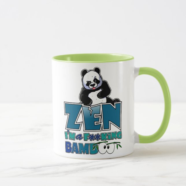 Taza Bad panda i'm a f**king bamboo (Derecha)