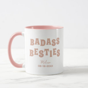 Taza Badass Besties Graciosa Bridesmaid Favor Regalo