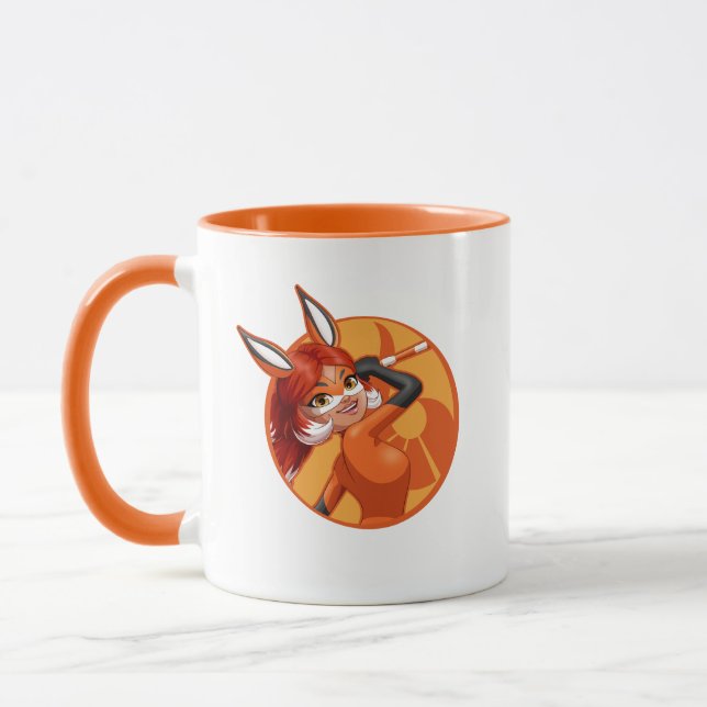 Taza Badge Naranja Rena Rouge (Izquierda)