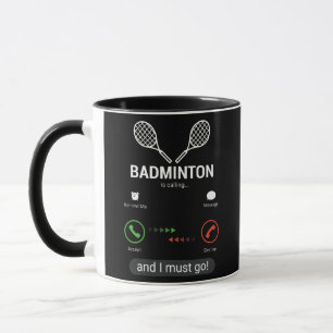 Taza Badminton está llamando y debo ser divertida