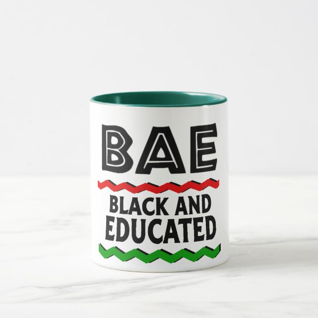 Taza BAE Negro y Mug Educado (Centro)