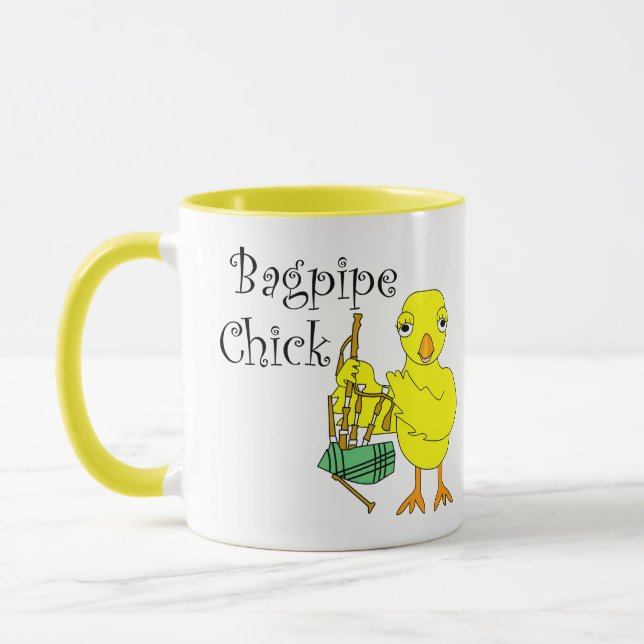 Taza Bagpipe Chick Text (Izquierda)