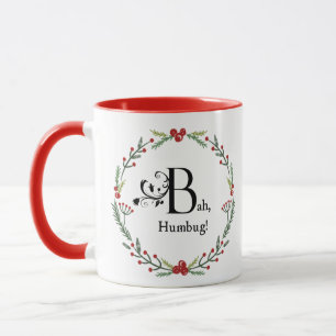 Taza Bah Humbug graciosos Navidades sarcásticos persona