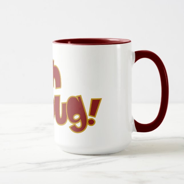 Taza BAH HUMBUG! mug - elegir estilo y color (Derecha)