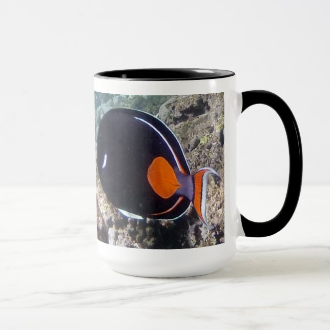 Taza Bahía Hawaii de Hanauma - pescados de Achilees (Derecha)