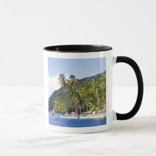 Taza Bahía Marigot, Santa Lucía, Caribe