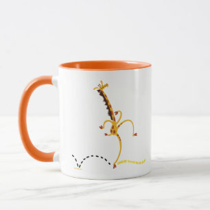 Taza BAILANDO ALREDEDOR DE MALAS "COSAS" GIRAFFE de Jef