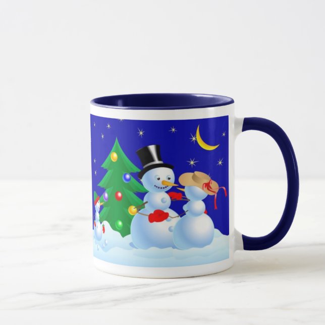 Taza Bailando los hombres de nieve (Derecha)