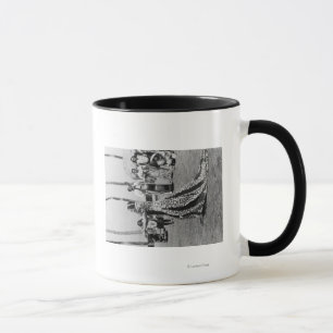 Taza Bailarín de Holoku Hula con la banda