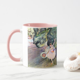 Taza Bailarina con ramo de flores de Edgar Degas
