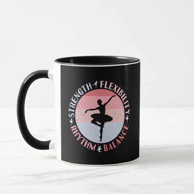 Taza Bailarina de ballet Ballerina - Valores de Mindset (Izquierda)