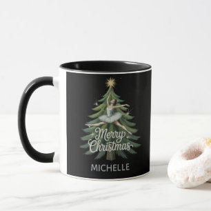 Taza Bailarina personalizada bailarina de ballet navida