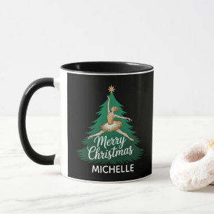 Taza Bailarina personalizada bailarina de ballet navida