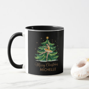 Taza Bailarina personalizada bailarina de ballet navida