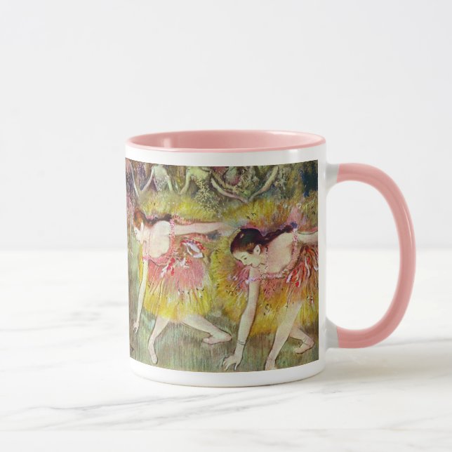 Taza Bailarinas dobladas por Edgar Degas, Ballet Art (Derecha)