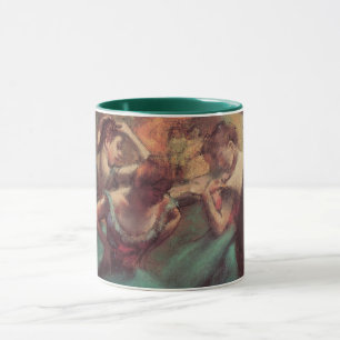 Taza Bailarinas, Rosa y Verde de Edgar Degas