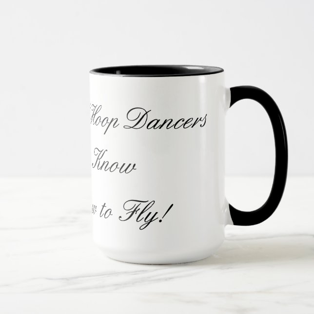 Taza Bailarines aéreos del aro (Derecha)