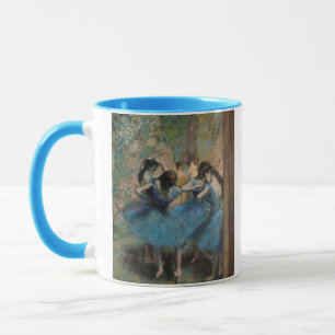 Taza Bailarines de Edgar Degas el   en el azul, 1890
