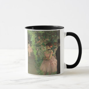 Taza Bailarines de Edgar Degas el entre bastidores,