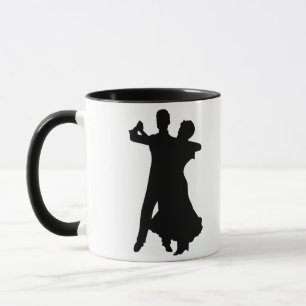 Taza Bailarines de salón de baile