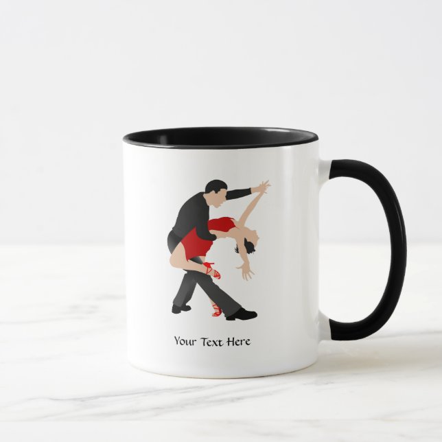 Taza Bailarines del tango (modificados para requisitos (Derecha)