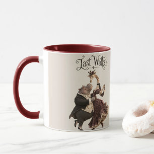 Taza Baile de Hipopótamo y Jirafa